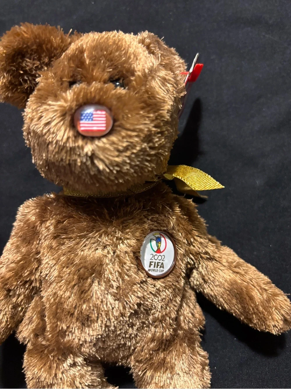 TY Beanie Baby Fifa World Cup Bear- Champion (2002)